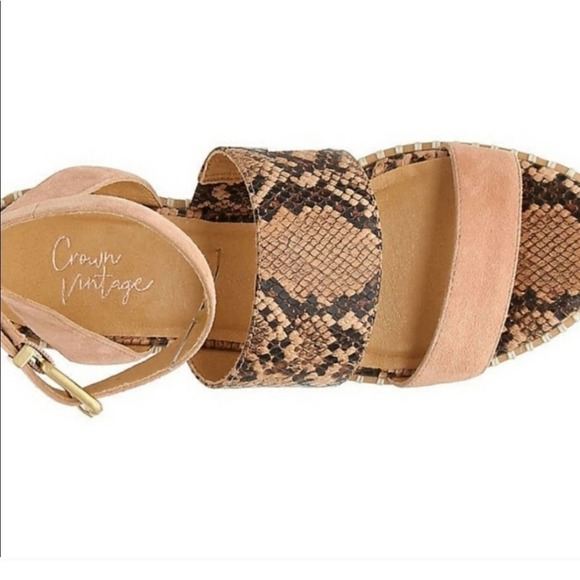 NEW! CROWN VINTAGE Daylen Espradrille Platform Sandals 6. - Picture 2 of 11